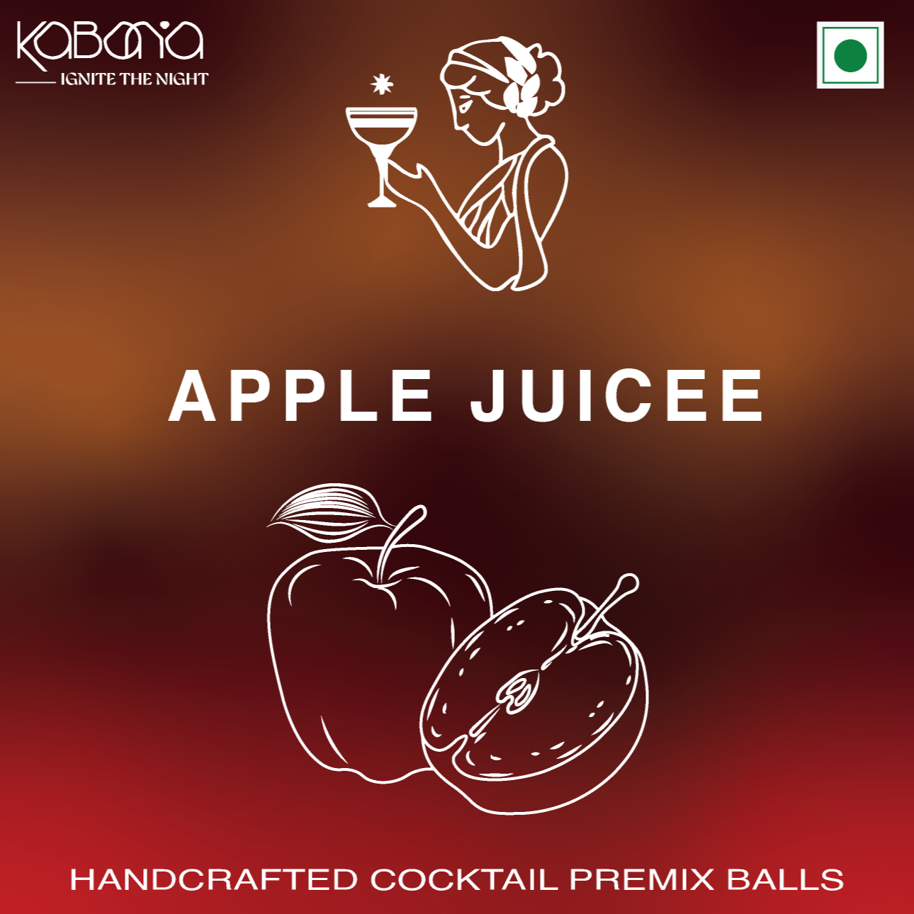 Apple Juicee: Non-Alcoholic Cocktail Premix Ball