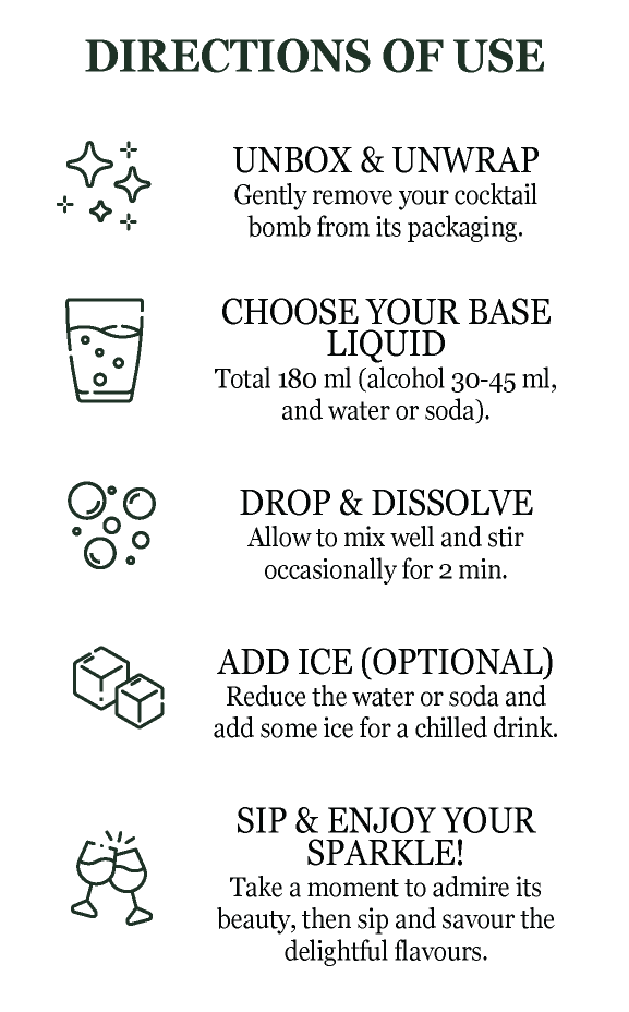 Raspberry Blu: Berry Cocktail Premix Balls