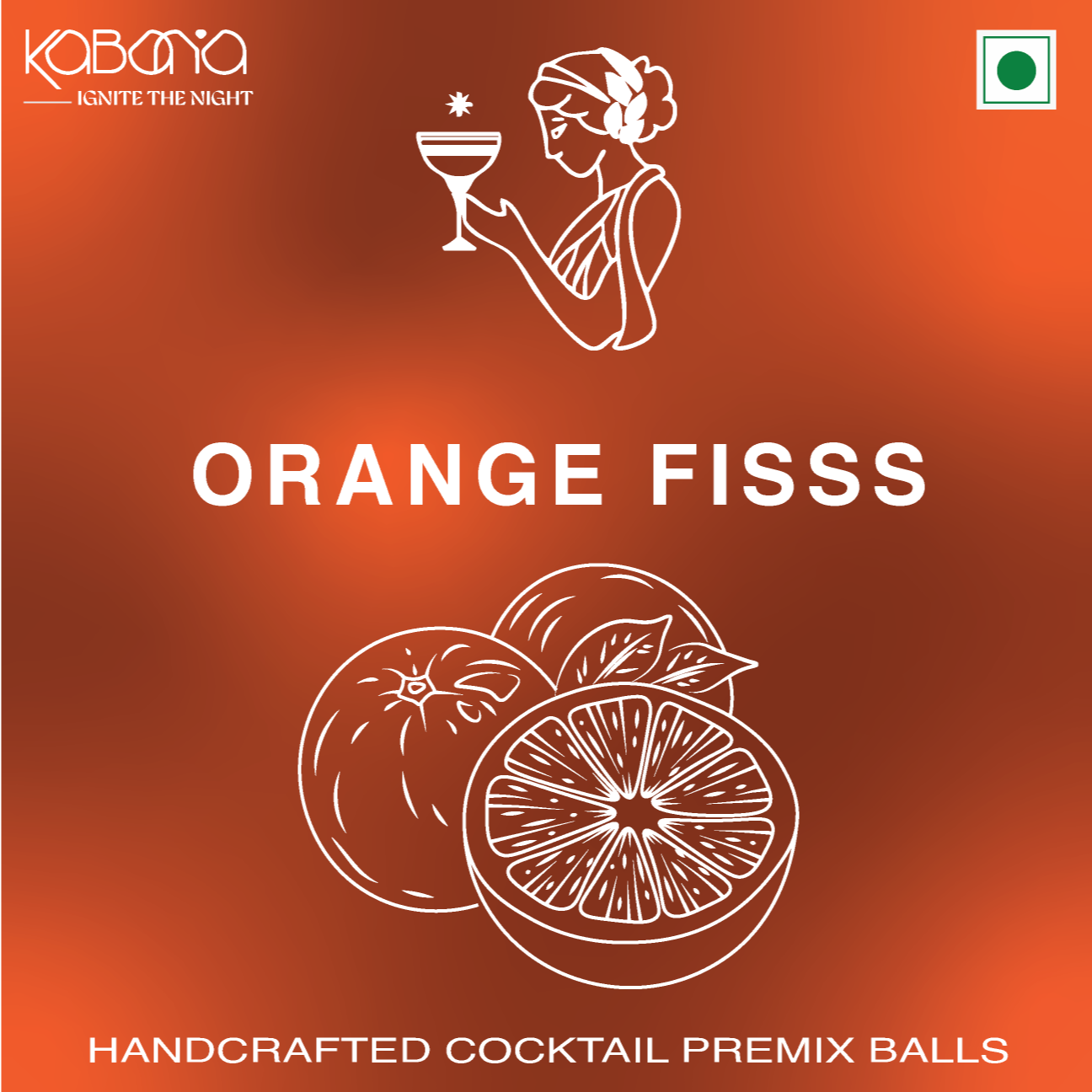 Orange Fiss: Effervescent Cocktail Spheres