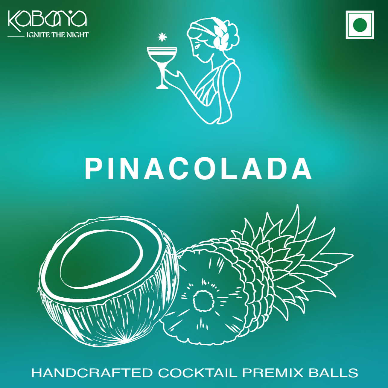 Pina Colada: Creamy Coconut Cocktail Pods